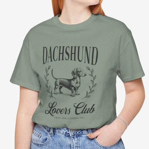 Dachshund T- Shirt for Women - Dachshund Lovers Club Shirt for Dachshund Lovers